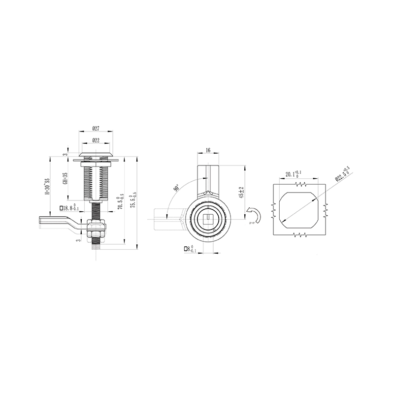MS816-3D-2 Modro-sivý nástrek Základné S-cylinder kompresné západkové zámky MS816-3D-2 Modro-sivý nástrek Základné S-cylinder kompresné západkové zámky