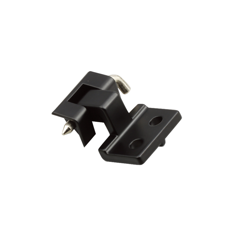 CL255 127g 2mm dverový panel striekaný čierny kazetový záves zinkovej zliatiny