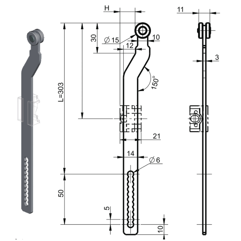 LG006-C Viacmodelové príslušenstvo ojnice